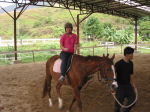 Teresa-horse riding